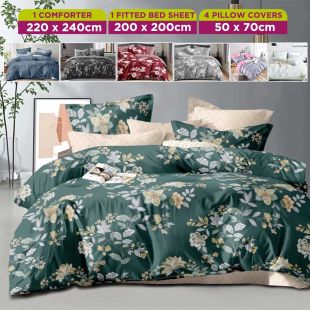 Double-Sided Comforter 6 Piece Set 220 x 240cm