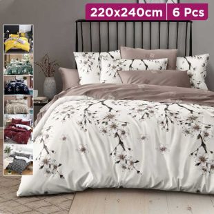 6Pcs Double-Sided Comforter Set 220 x 240 cm