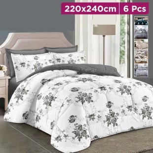 Luxury Comforter Set 6 Pieces 220×240CM