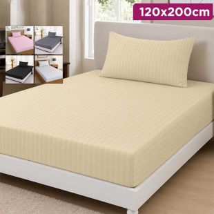 Single Fitted Bed Sheet 120×200 cm with Pillow Cover by Active
