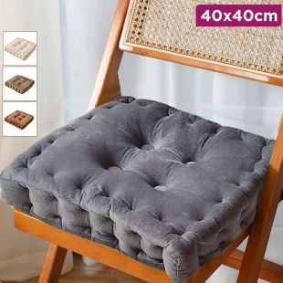 Comfort Velvet Chair Cushion 40x40 cm