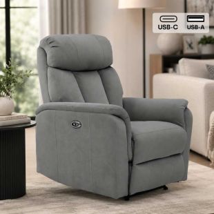 Electric Recliner Chair with USB and Type-C Charging Port
