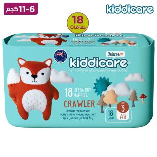 KiddiCare Diapers No. 3 - 18 diapers 6-11 Kg