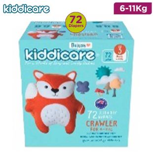 KiddiCare Diapers No. 3 - 72 diapers, 6-11 kg