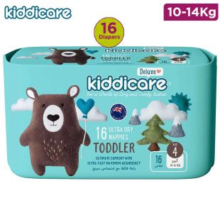 KiddiCare Diapers No. 4 -16 diapers 10-14 Kg