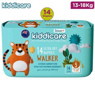 KiddiCare Diapers No. 5, 14 diapers 13-18 Kg