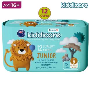 KiddiCare Diapers No. 6, 12 diapers + 16 Kg