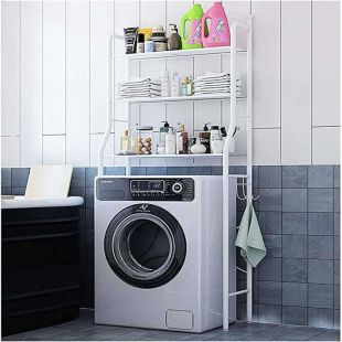 3 Tier Bathroom and Kitchen Metal Storage Rack 163 x 68 x 25 cm