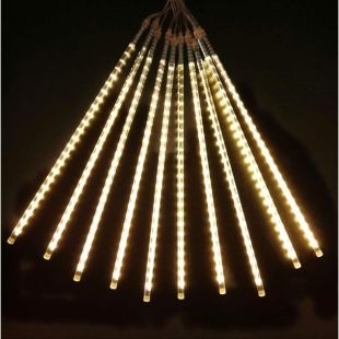 أضواء LED ديكورية للحديقة 8 أنابيب 30 سم