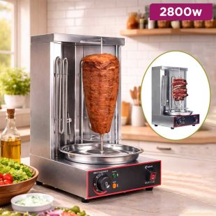 2800W Electric Vertical Shawarma and Doner Kebab Grill
