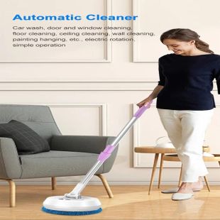 Rechargeable Spin Floor Mop with Telescopic Handle