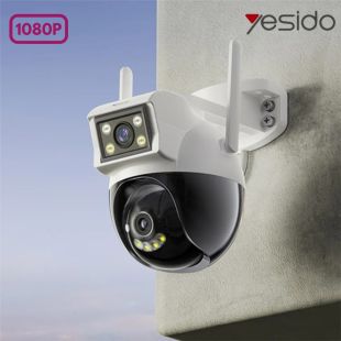 كاميرا ذكية مزدوجة KM12 مع رؤية ليلية بدقة 1080 بكسل من Yesido
