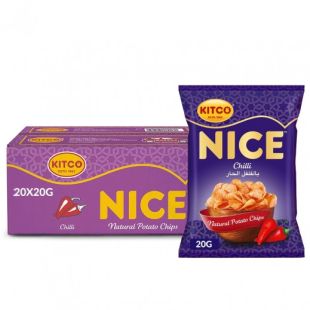 Kitco Nice Chilli Potato Chips 20 x 20 g