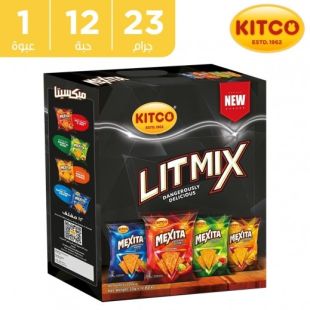 كيتكو ميكسيتا - رقائق التورتيلا المتنوعة 12 × 23 جم