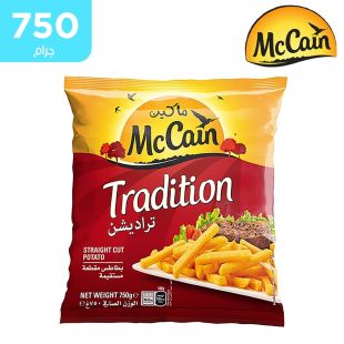 McCain Frozen Straight Cut Tradition Potato 750 g