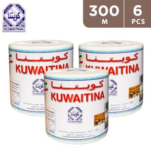 كويتنا - مناديل مطبخ - 300 م - 6 لفات