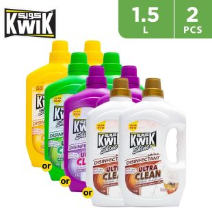 Kwik Shine Ultra Clean Assorted Disinfectant 2 x 1.5L