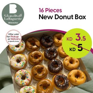16-piece New Donut Box from La Baguett