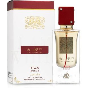 عطر Ana Abiyedh Rouge للرجال والسيدات 60 مل EDP من Lattafa