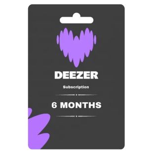 6 Months Deezer Premium - Delivered by Email