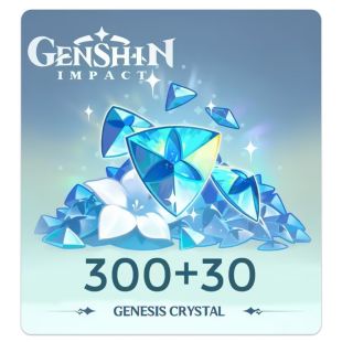 Genshin Impact 300 + 30 Genesis Crystals Global - Delivered by Email