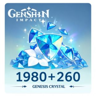 Genshin Impact 1980 + 260 Genesis Crystals Global - Delivered by Email
