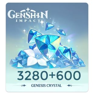 Genshin Impact 3280 + 600 Genesis Crystals Global - Delivered by Email