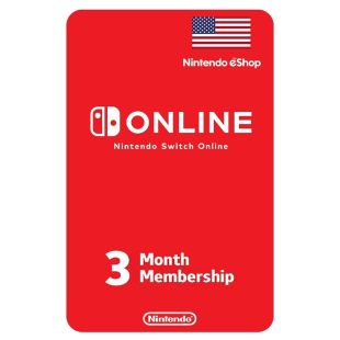 Nintendo 3 Months US - Delivered by Email