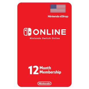 Nintendo 12 Months US - Delivered by Email