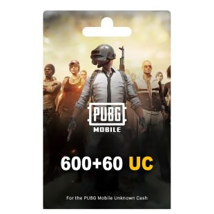 PUBG Mobile 600 + 60 UC - Delivered by Email