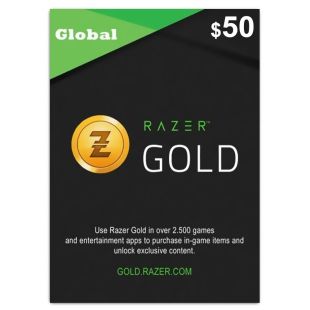 Razer Gold $50 Global - Delivered by Email