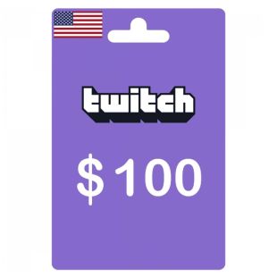 تويتش 100$ أمريكي - الإستلام عبر الإيميل