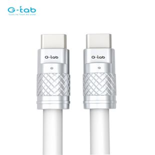 كابل شحن سريع سيليكون من USB-C إلى USB-C قوة 12 أمبير 240 واط - 3 حبة من G-Tab