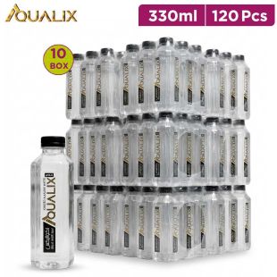 AQWALIX Ionized Alkaline Water pH 8.5 – 330 ml × 10