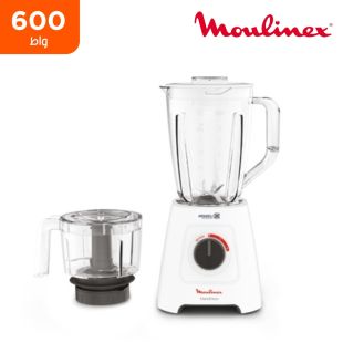 خلاط  بقوة 600 واط و سعة 2 لتر  مع مطحنة من Moulinex 