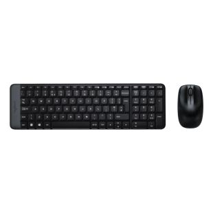 مجموعة كيبورد وماوس لاسلكي MK220 من Logitech