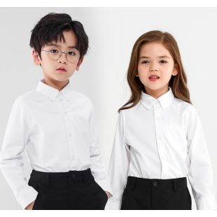Long Sleeves Formal White Shirt For Boys and Girls