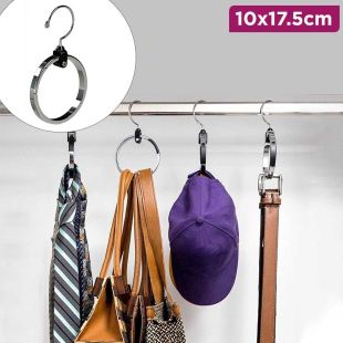 Loop with Hook for Closet Organization 10 x 17.5cm 1Piece