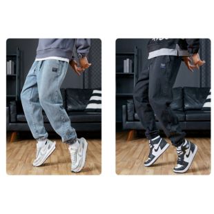 Loose-Fitting Korean Style Cotton Jeans For Men