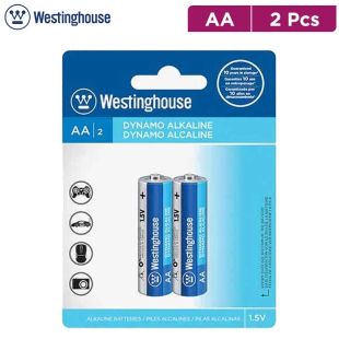 Westinghouse AA Dynamo Alkaline Batteries 1.5V - 2 Pieces