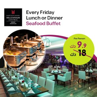 Friday Seafood Feast | Enjoy a Delicious Lunch or Dinner Buffet at Millennium Central Kuwait 
