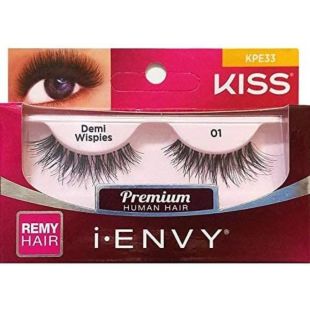 KISS Demi Wispies 01 Natural Human Hair Eyelashes