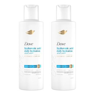 Dove Hyaluronic Acid Daily Hydration Shampoo 2 × 200ml