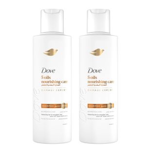 Dove 5 Oils Nourishing Care Shampoo 2 × 200ml