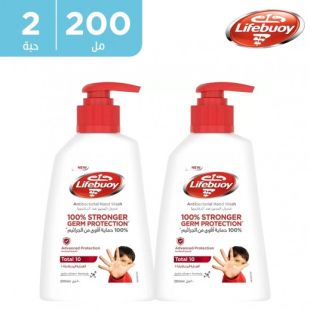توتال 10 غسول اليدين 2 × 200 مل من Lifebuoy