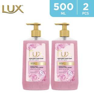 غسول اليدين بعطرالورد الناعم 2 × 500 مل من Lux