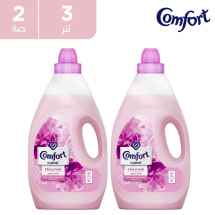 منعم الأقمشة الوردي  2x3 لتر من Comfort