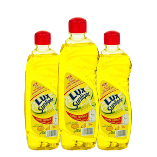 لوكس – سائل غسيل الصحون بالليمون - 3 × 400 مل