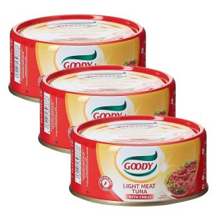 Goody Light Tuna Meat With Chilli 3 × 160g