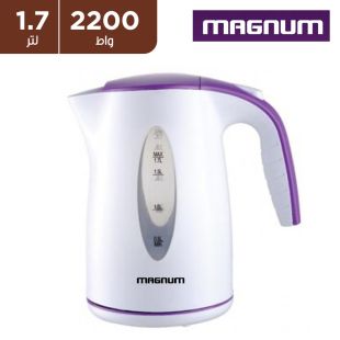 غلاية كهربائية لاسلكية 1.7 لتر 2200 واط من Magnum